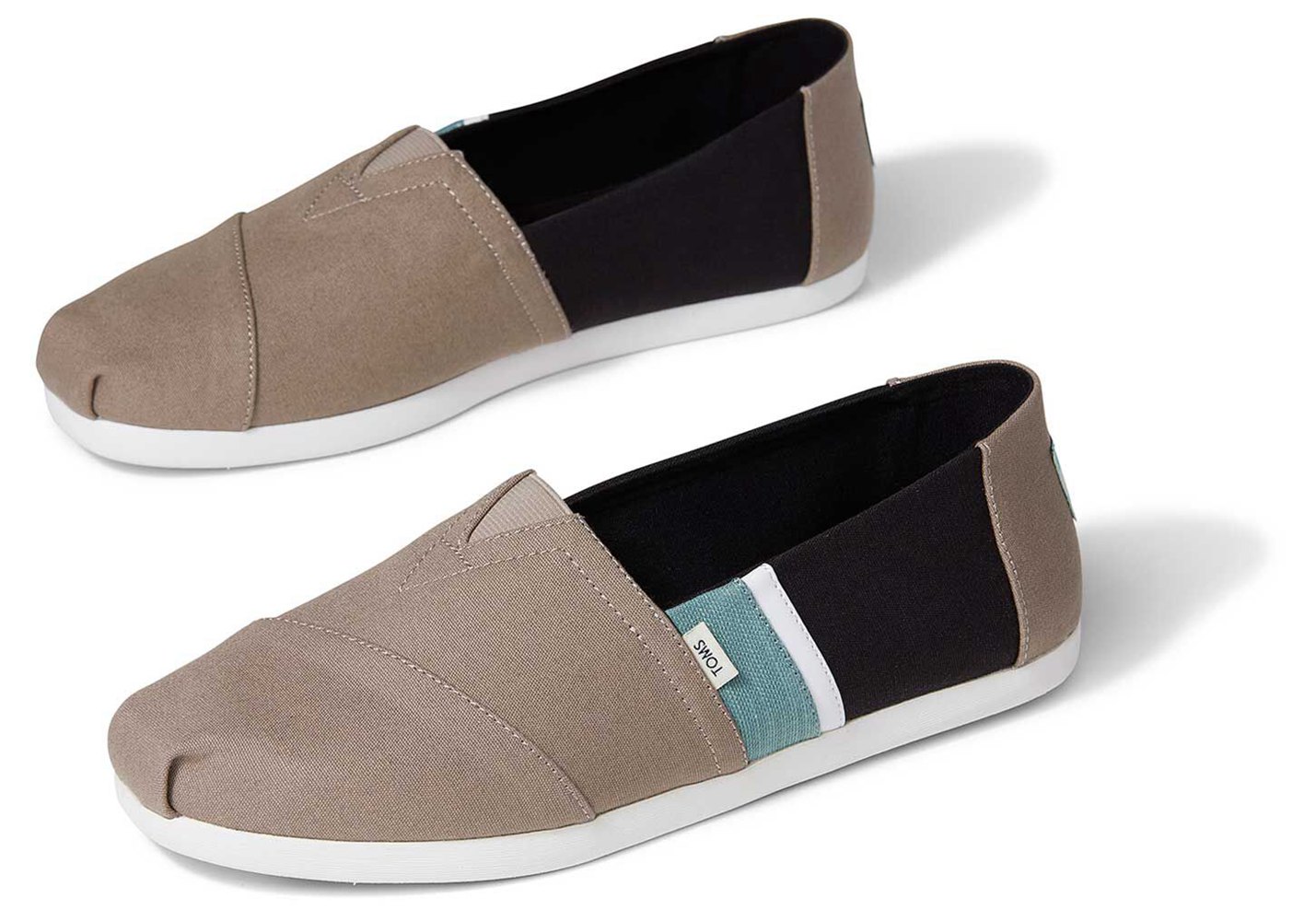 Toms Alpargata Color Block Espadrille Brown - Mens - 50237-LDKP